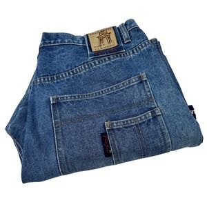 PHAT FARM Vintage‎ Y2K Carpenter DP101 Jeans Denim Medium Wash Blue Size 36 x 32